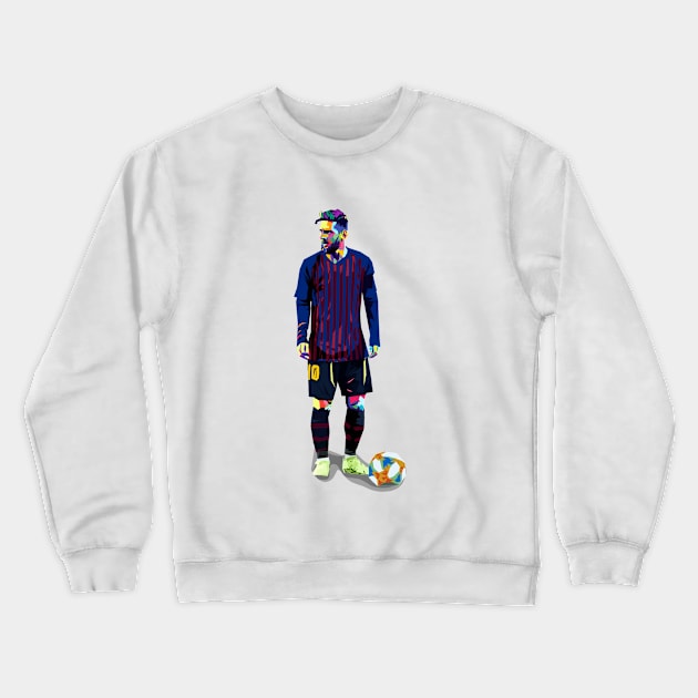 Lionel messi Crewneck Sweatshirt by Fadmel